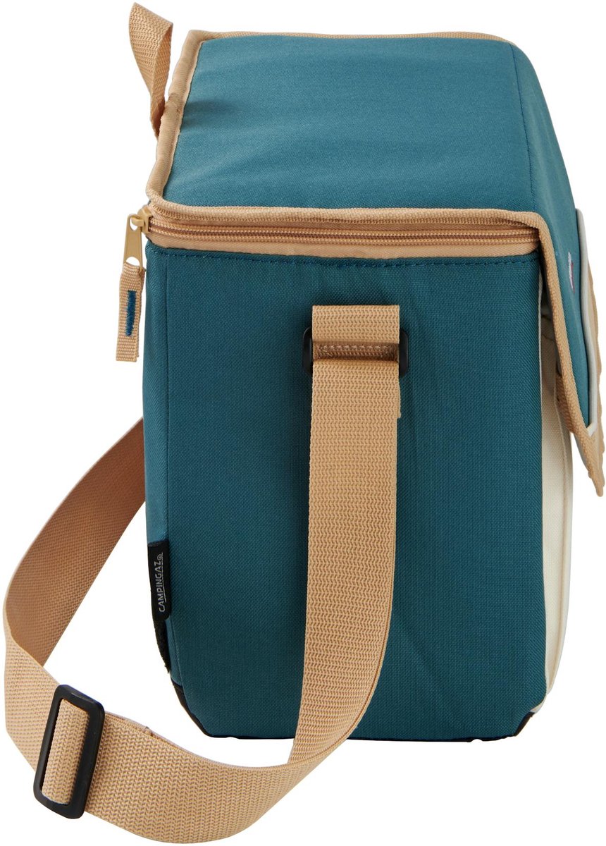 Campingaz Fold'N Cool MiniMaxi 10L Koeltas – 9x 0,5 liter – Antibacteriële voering - groen/beige/wit