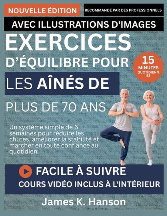 Exercices d'Équilibre Pour Les Aînés de Plus de 70 ANS - cover