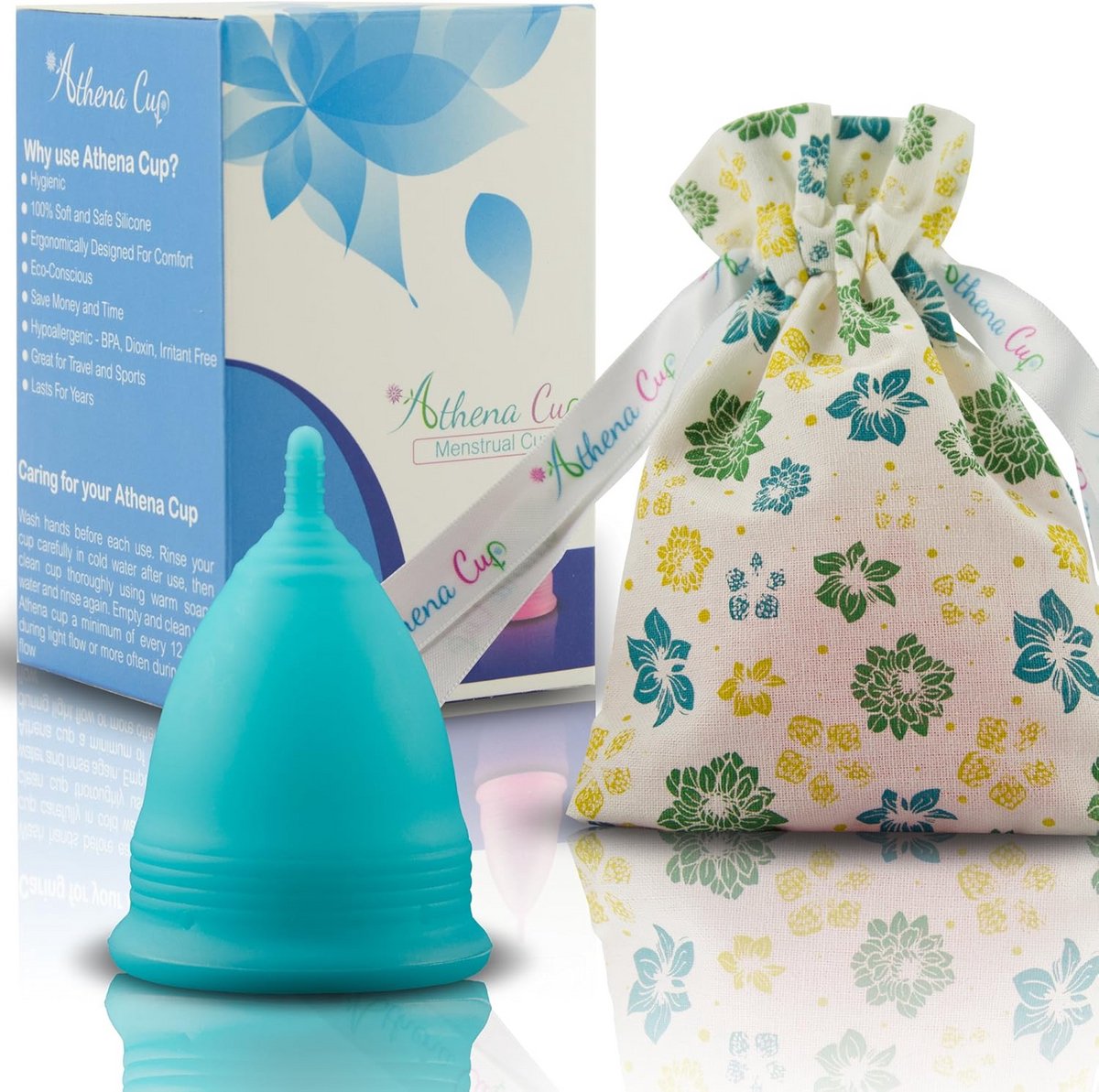 HerBruikbare Menstruatiecup Maat 2 voor Normale tot Zware Bloeding - 12 Uur Bescherming