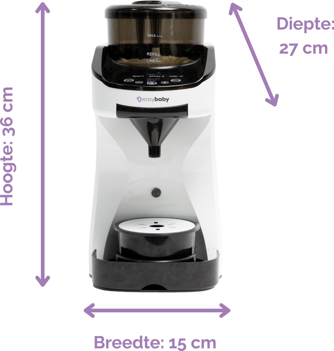 Easybaby Milk Maker – Met smartphonebediening - Afbeelding 7