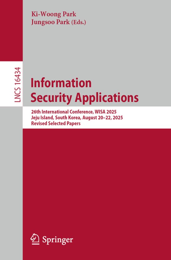 Lecture Notes in Computer Science16434- Information Security ... - cover