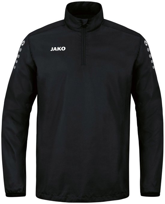 Zwarte Jako sweater met zilveren details op de mouwen en op de borst