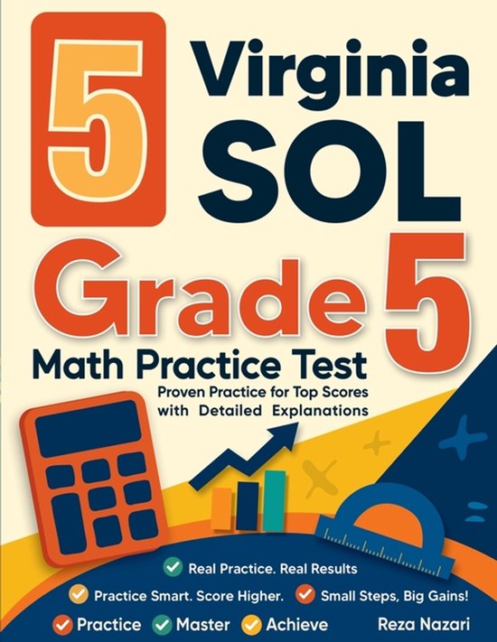 5 Virginia SOL Grade 5 Math Practice Tests | 9798903501793 | Nazari ...