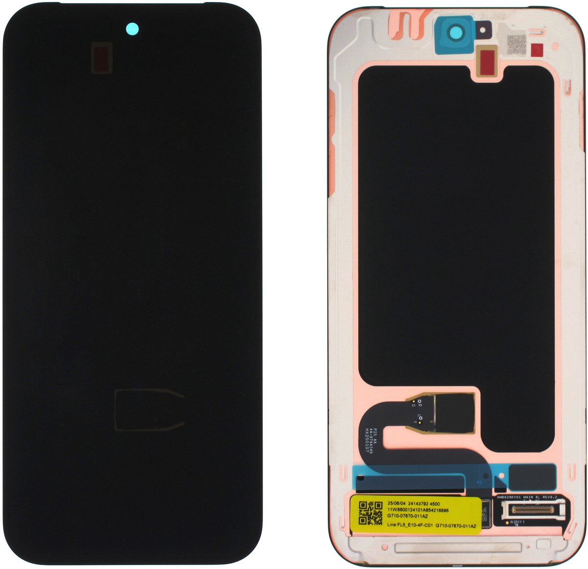 Google Pixel 10 (GK2MP;GLBW0;GL066) Display/Beeldscherm + Touchscreen (Excl. Frame), G949-01460-00;G949-01507-00