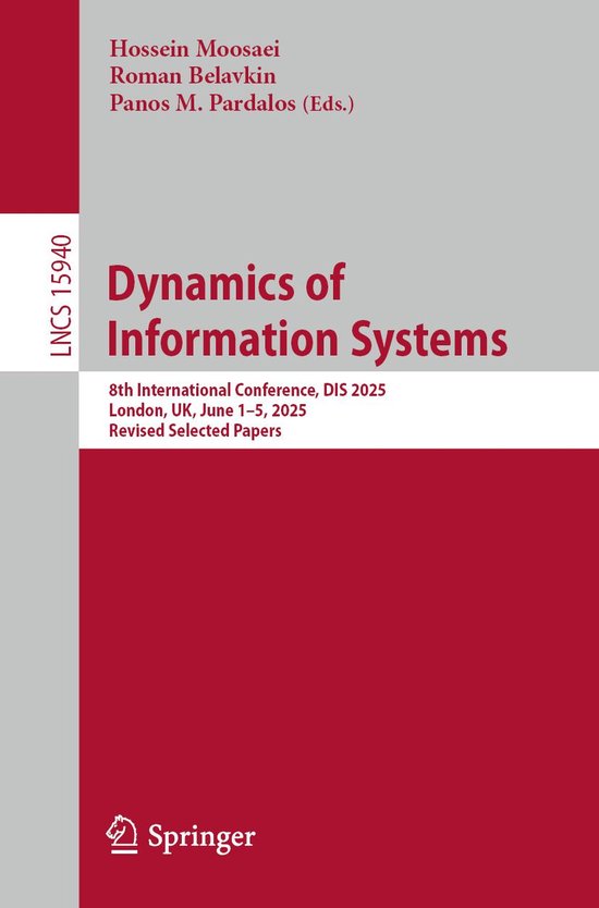 Springer Nature Proceedings Computer Science - Dynamics of I ... - cover