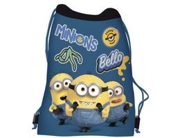 Sac de Gym Minions – Sac de Natation – 43 × 33 cm – Qualité Robuste – Sac à Cordon pour l'École & le Sport - Sac de Gym