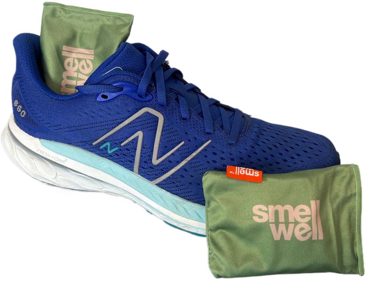 SmellWell - Active - schoenverfrisser - schoenendroger - geurvreter - stinkende schoenen - schoenverzorging - Groen