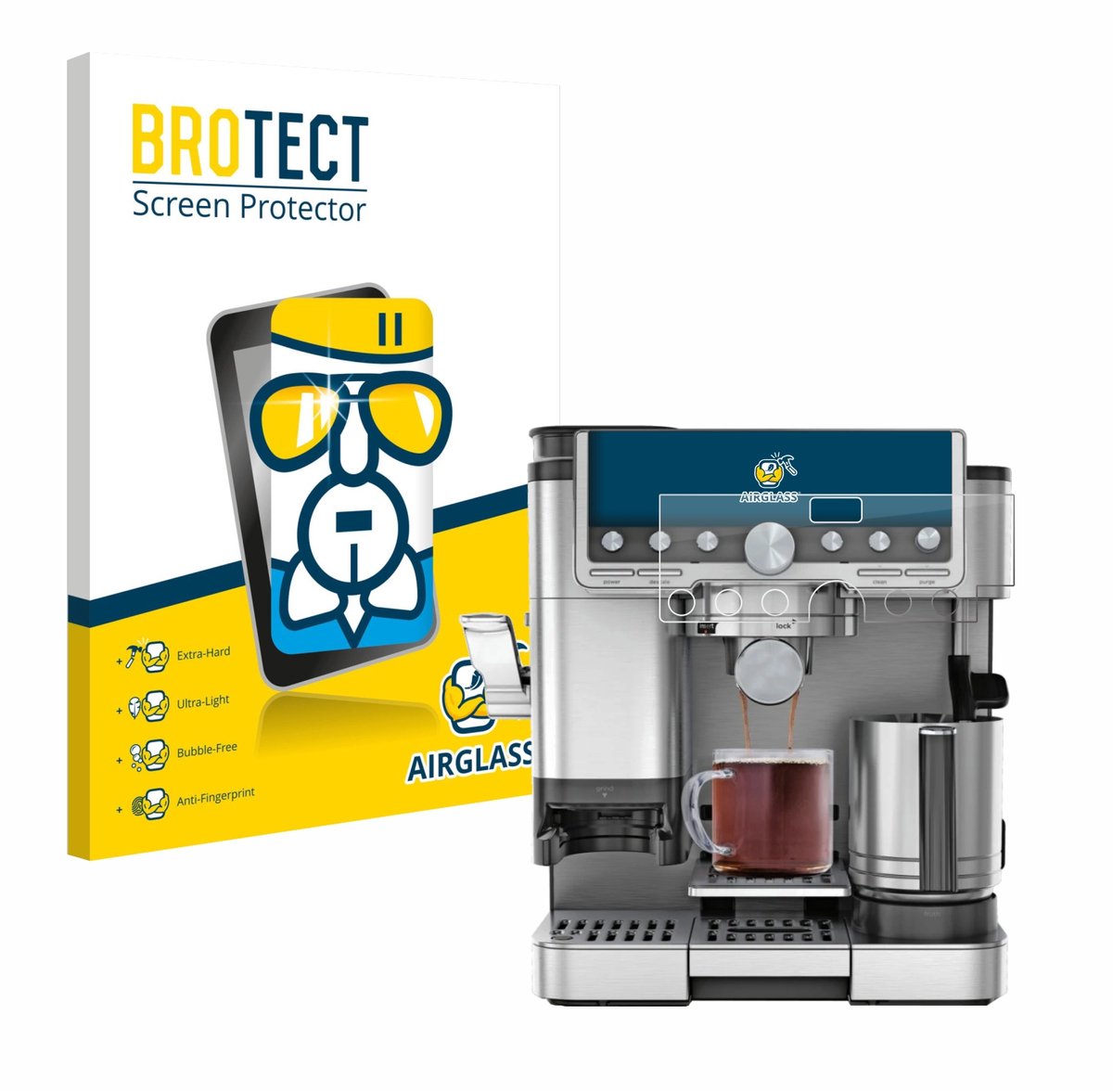 Screenprotector voor Ninja Luxe Cafe Pro ES701EU Beschermglas transparant