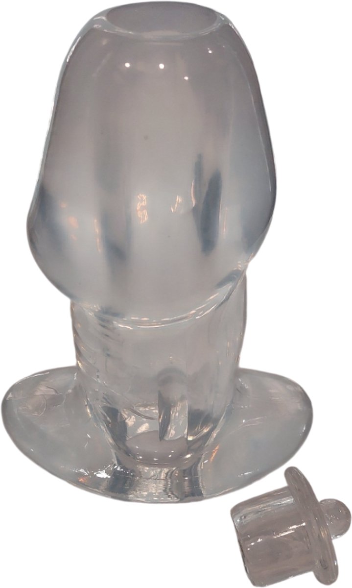 Extreme Transparante Gaping Buttplug - kijk binnen - transparant - kinky - extreem - gevorderde