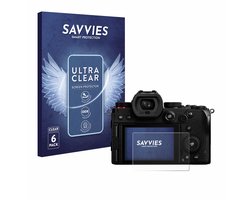 Savvies - Screenprotector voor Panasonic Lumix DC-S5 / DC-S5D (2024) - Folie Beschermfolie transparant 6 Stuks