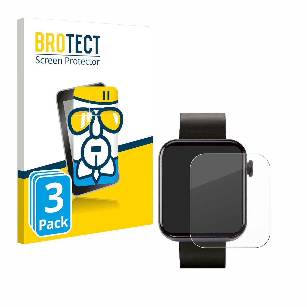 Screenprotector 3 Stuks voor Kendox Life Tracker Beschermglas transparant