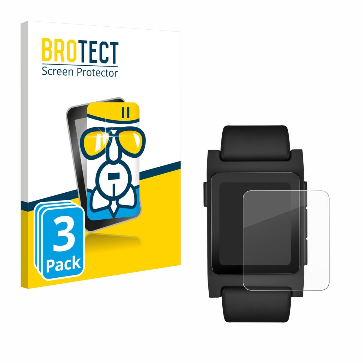 Screenprotector 3 Stuks voor Pebble 2 Duo 2025 Beschermglas transparant