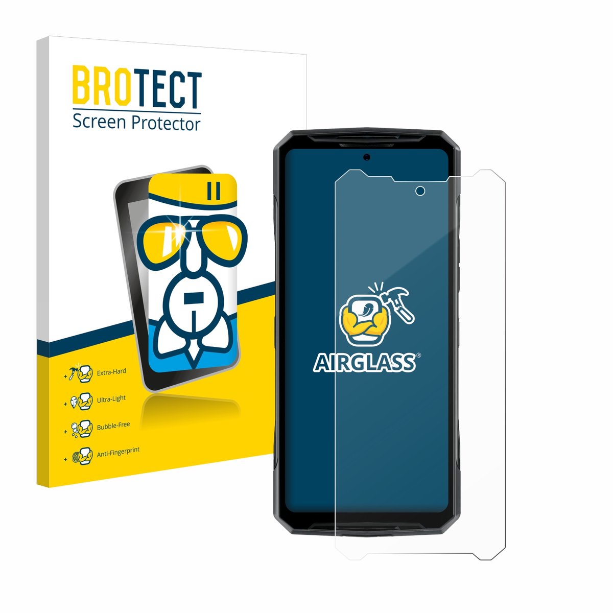 Screenprotector voor Doogee DK10 Beschermglas transparant