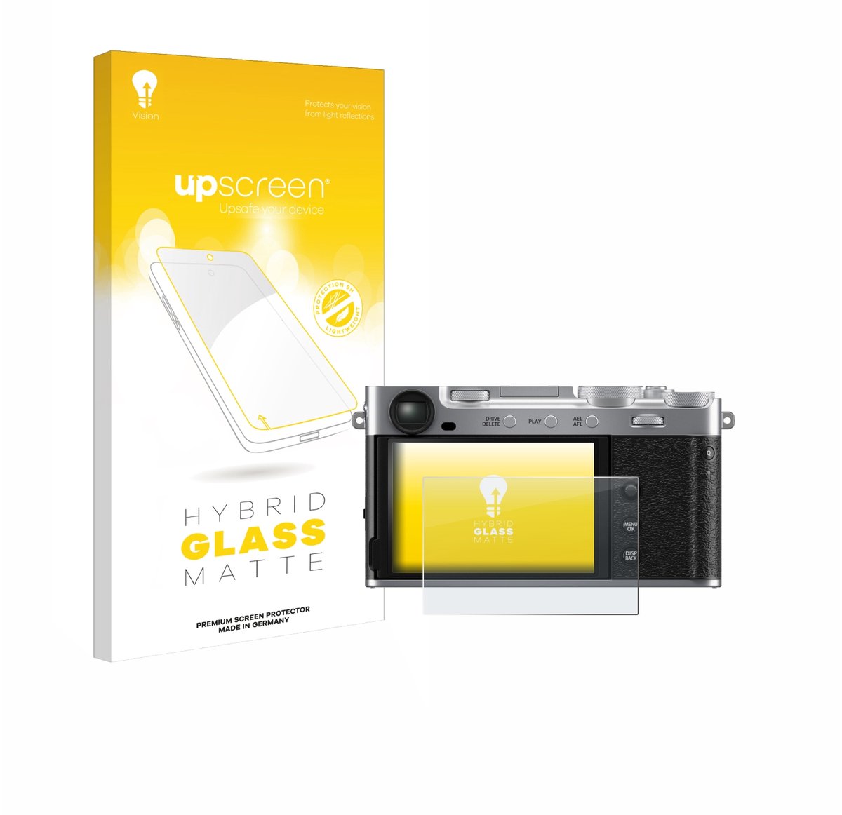 upscreen - Screenprotector voor Fujifilm X-E5 - Folie Beschermfolie Beschermglas matte