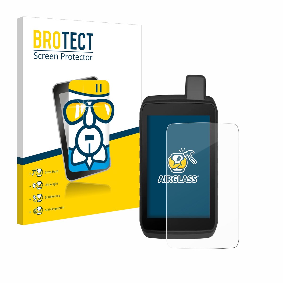Screenprotector voor Garmin Montana 710 Beschermglas transparant