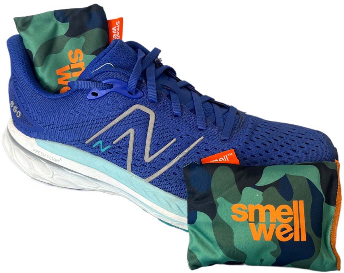 SmellWell - Active - schoenverfrisser - schoenendroger - geurvreter - stinkende schoenen - schoenverzorging - Camo Green