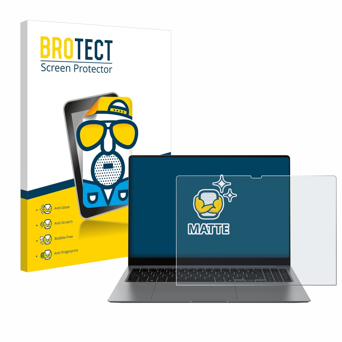 BROTECT - Screenprotector voor Samsung Galaxy Book5 Pro 14" - Folie Beschermfolie matte