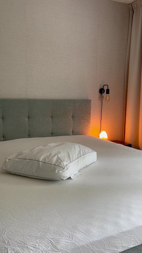 Slaapspeciaal Hoofdkussen - Boxkussen Set van 2 - Hoofdkussen Nekklachten | 50x60x10 cm - Hotelkwaliteit Hoofdkussens - Geschikt voor rug-, zij- en buikslapers - Katoenen Tijk - Navulbaar
