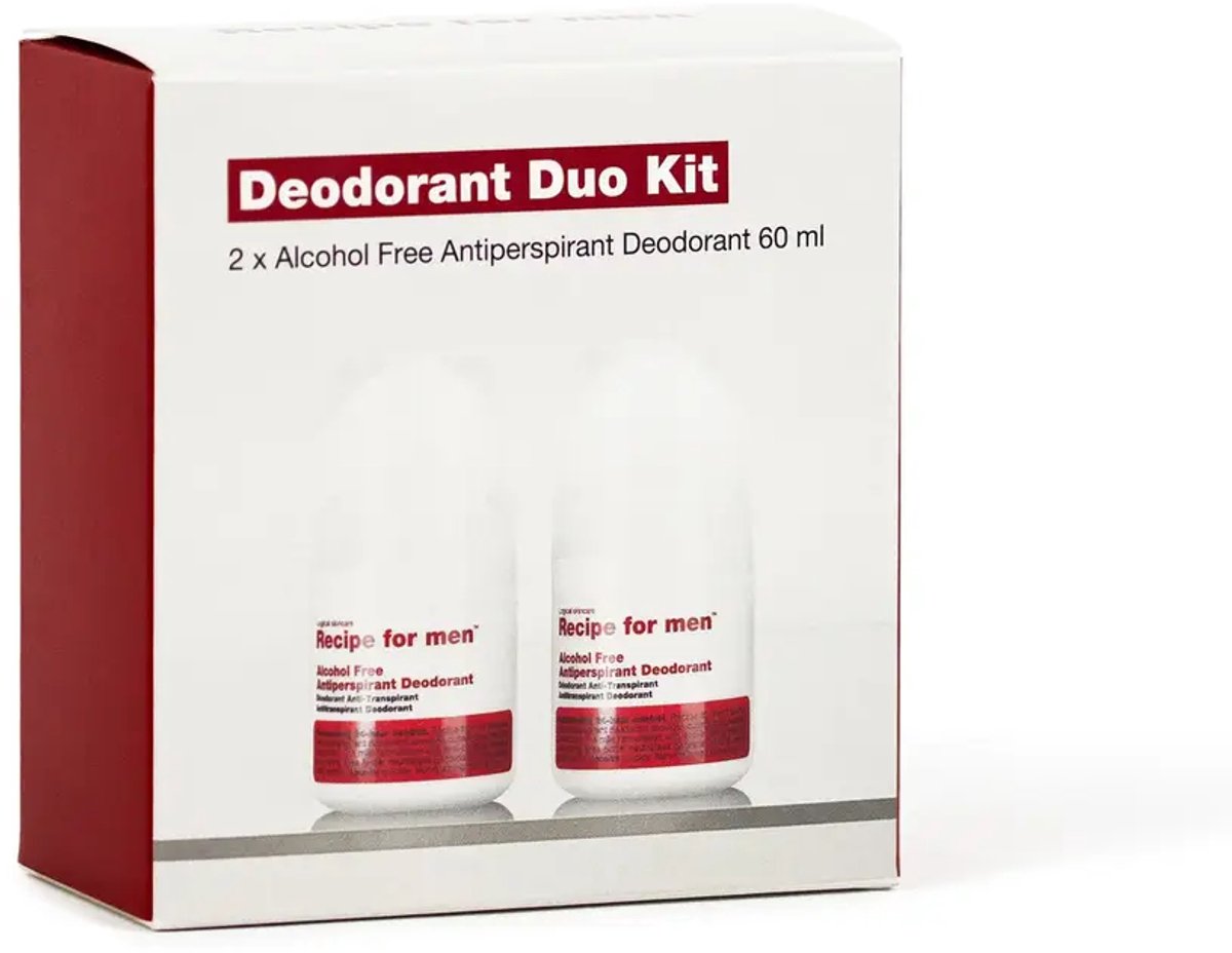 Recipe For Men - Giftbox 2x Antiperspirant Deodorant Stick 60ml