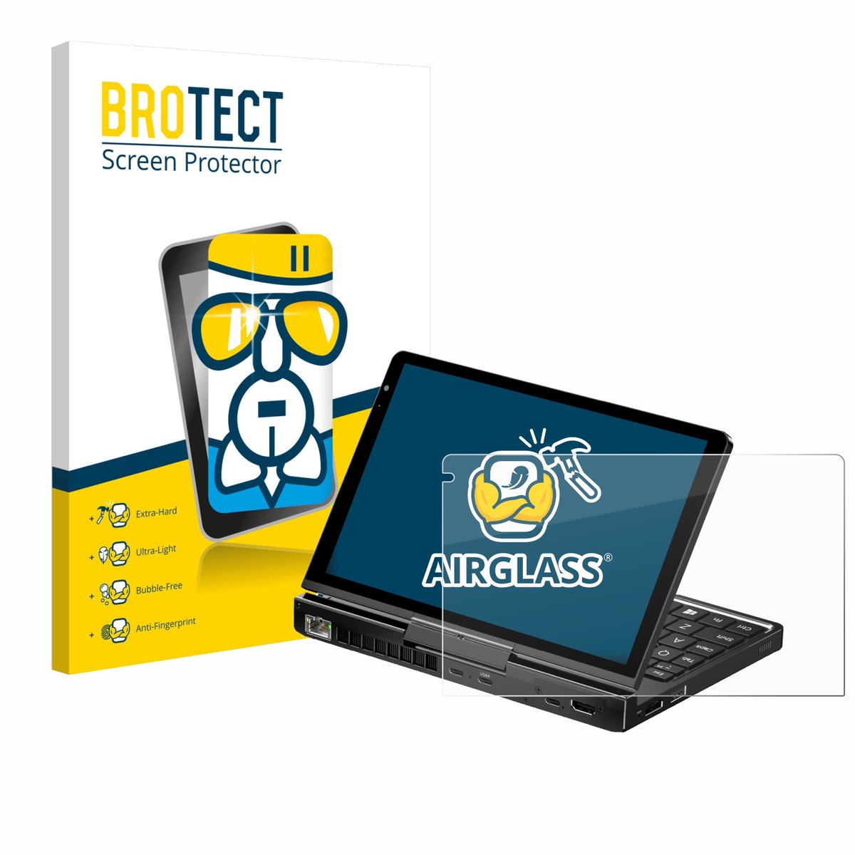 Screenprotector voor GPD Pocket 4 Beschermglas transparant