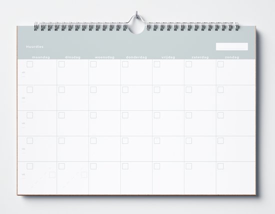 Huurdies Planner - 18 maanden - Tijdloos - A4+