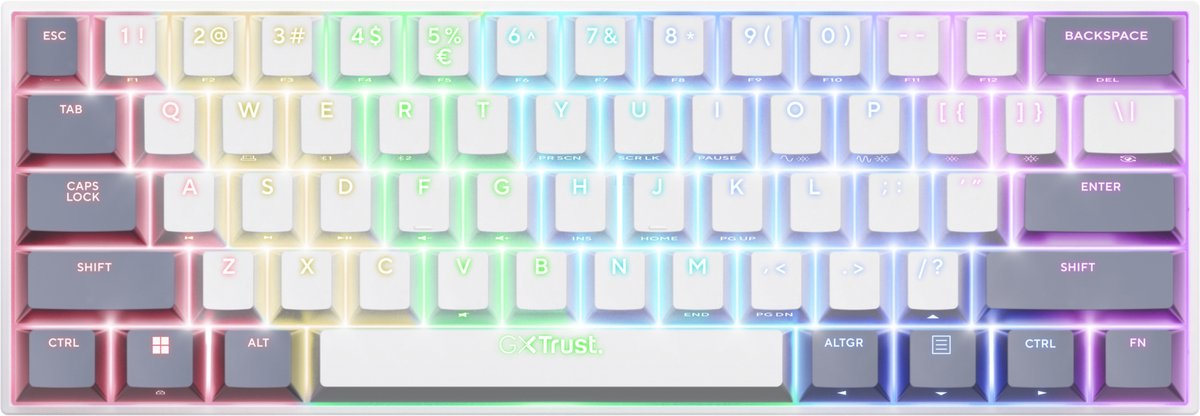 Trust GXT 873 Acira - Draadloos Gaming Toetsenbord
