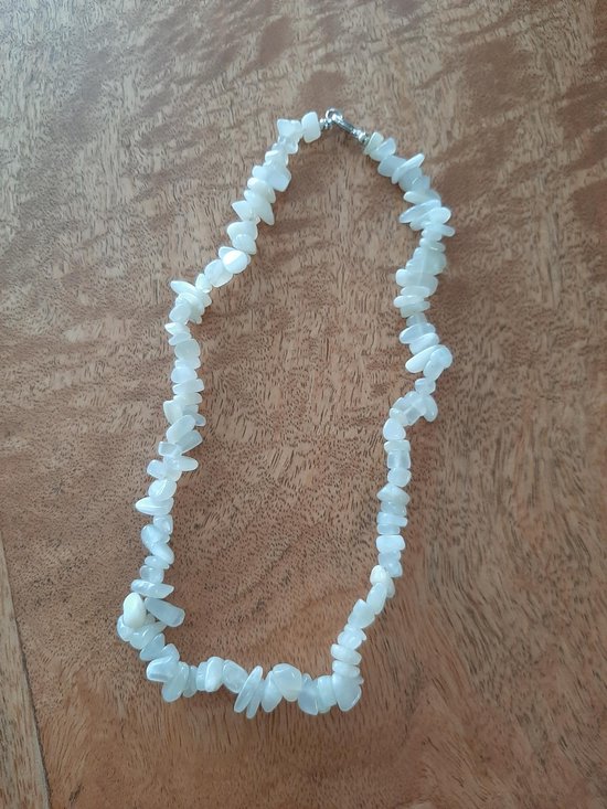 Elegante Splitketting met Maansteen