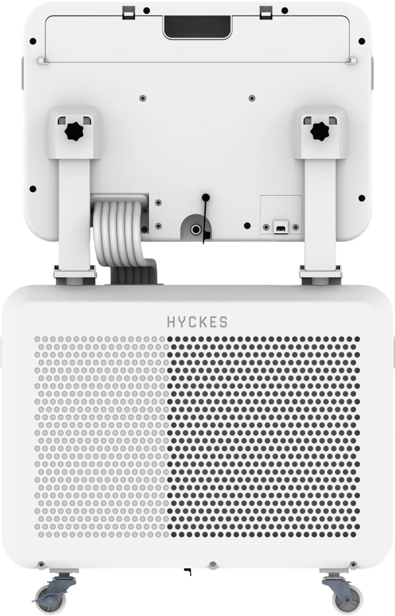 Ombouwset voor HyBreeze Air Airco — Thuisgebruik Kit met Wielen & Afvoerslang (zonder unit) thumbnail 4