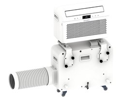 Ombouwset voor HyBreeze Air Airco — Thuisgebruik Kit met Wielen & Afvoerslang (zonder unit)