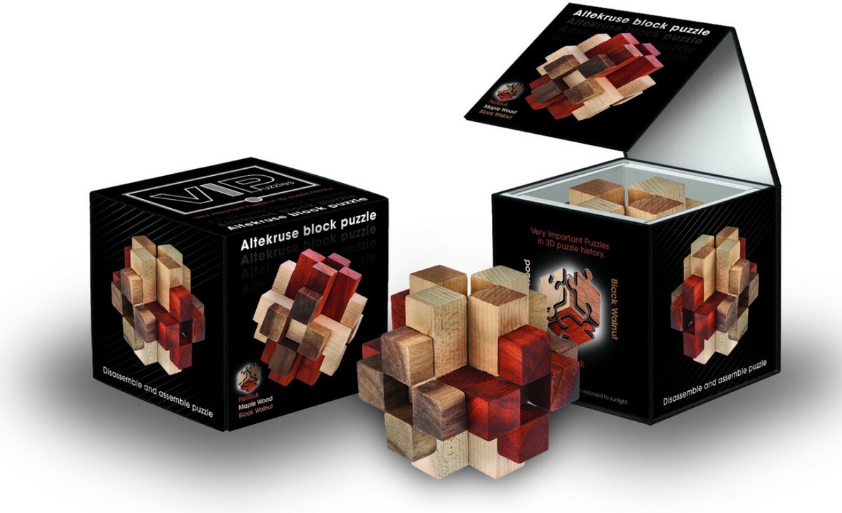 Eureka 3D VIP - Altekruse Block Houten Puzzel (level 2)