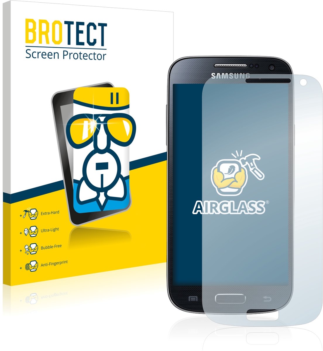 Screenprotector voor Samsung Galaxy S4 Mini LTE (4G) I9195 Beschermglas transparant