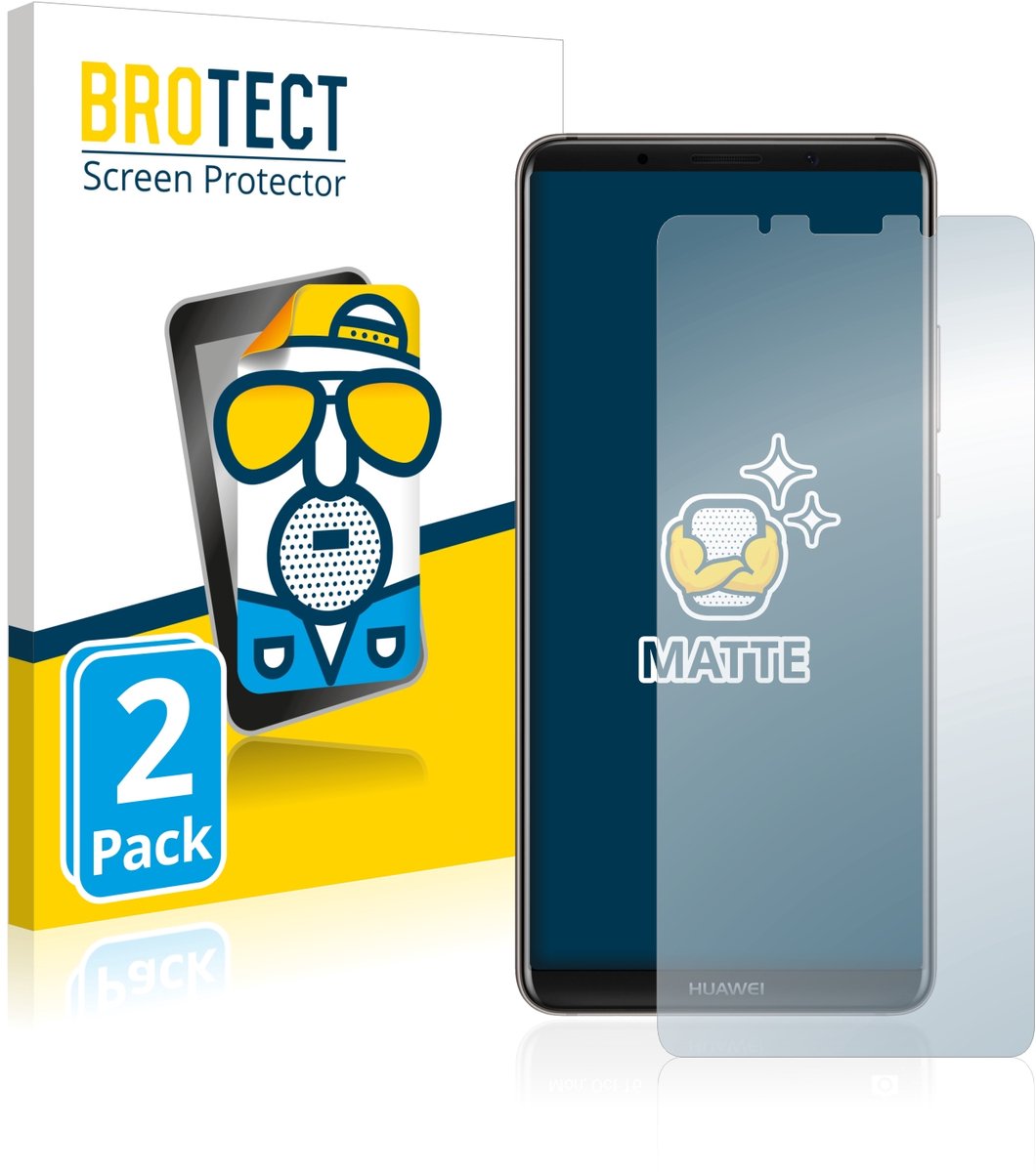 BROTECT - Screenprotector voor Huawei Mate 10 Pro - Folie Beschermfolie matte 2 Stuks
