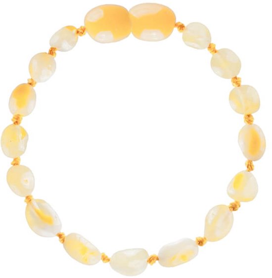 Baby Natura - Barnsteen Armband - Kind - Milk - 16,5 cm — afbeelding 3