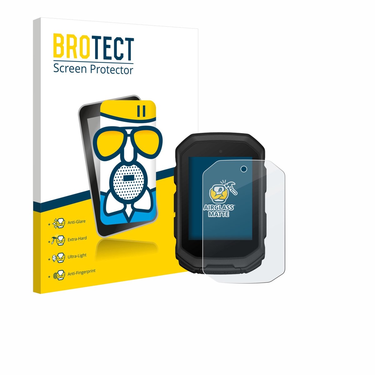 BROTECT - Screenprotector voor Garmin Edge MTB - Folie Beschermfolie Beschermglas matte