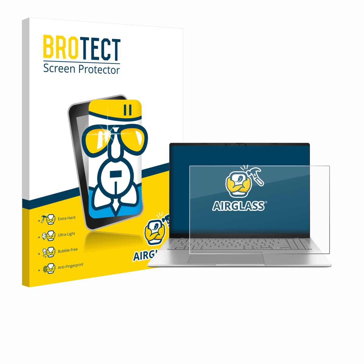 Screenprotector voor ASUS Vivobook S16 S3607 Beschermglas transparant
