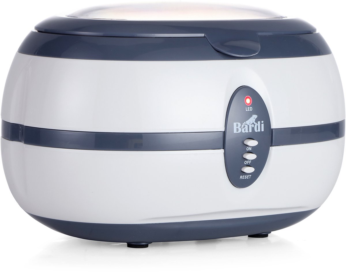 BARDI Ultrasoon Reiniger Met Mandje en Rek 600ML 360 graden Reiniging - Ultrasone Reiniger - Reinigingsapparaat Voor Brillen / Sieraden / Horloges / Munten - Model 2