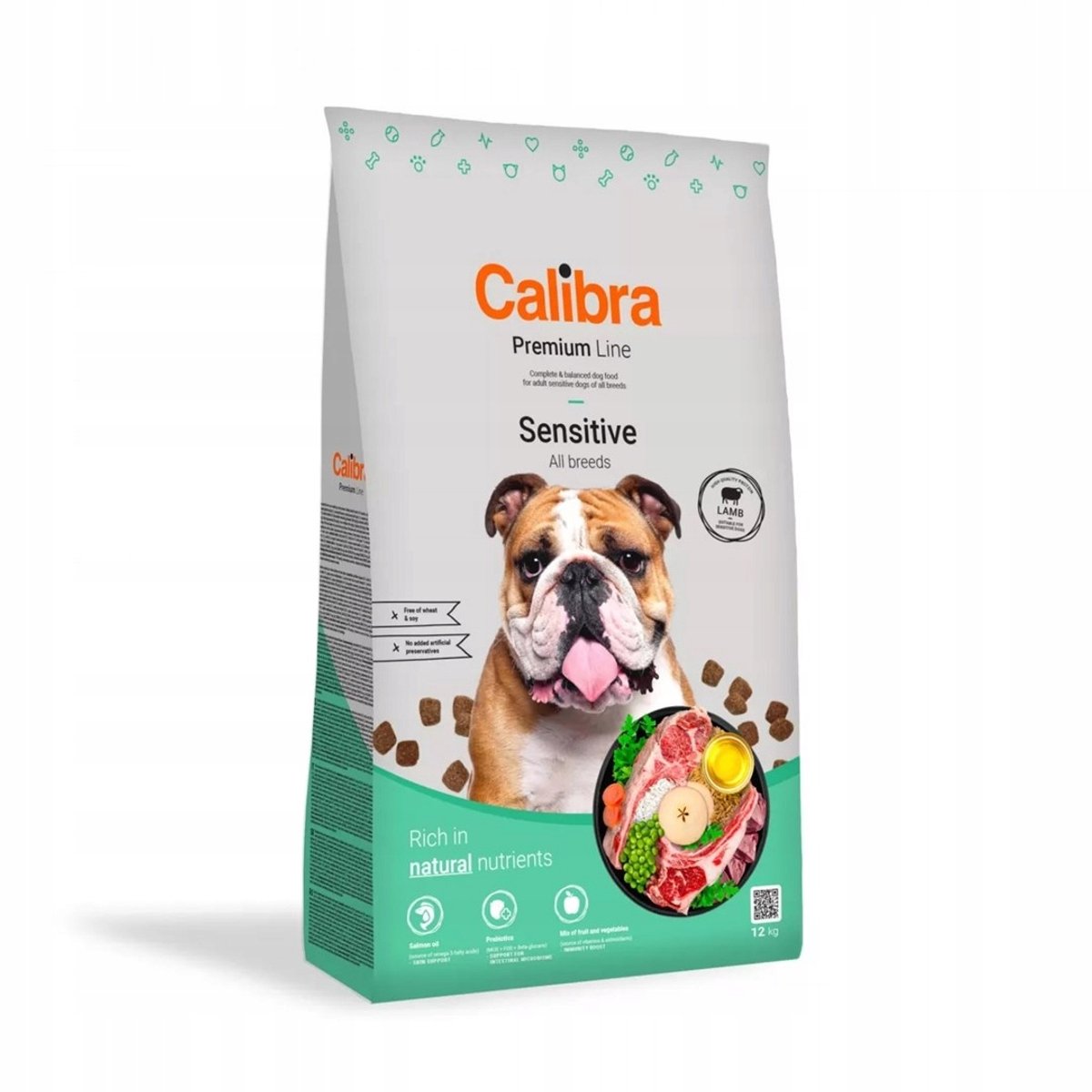 Calibra Calibra Dog Premium Line Sensitive - Hondenvoer - Lam & Rijst - 12 kg - Hypoallergeen - Voor honden met een gevoelige spijsvertering