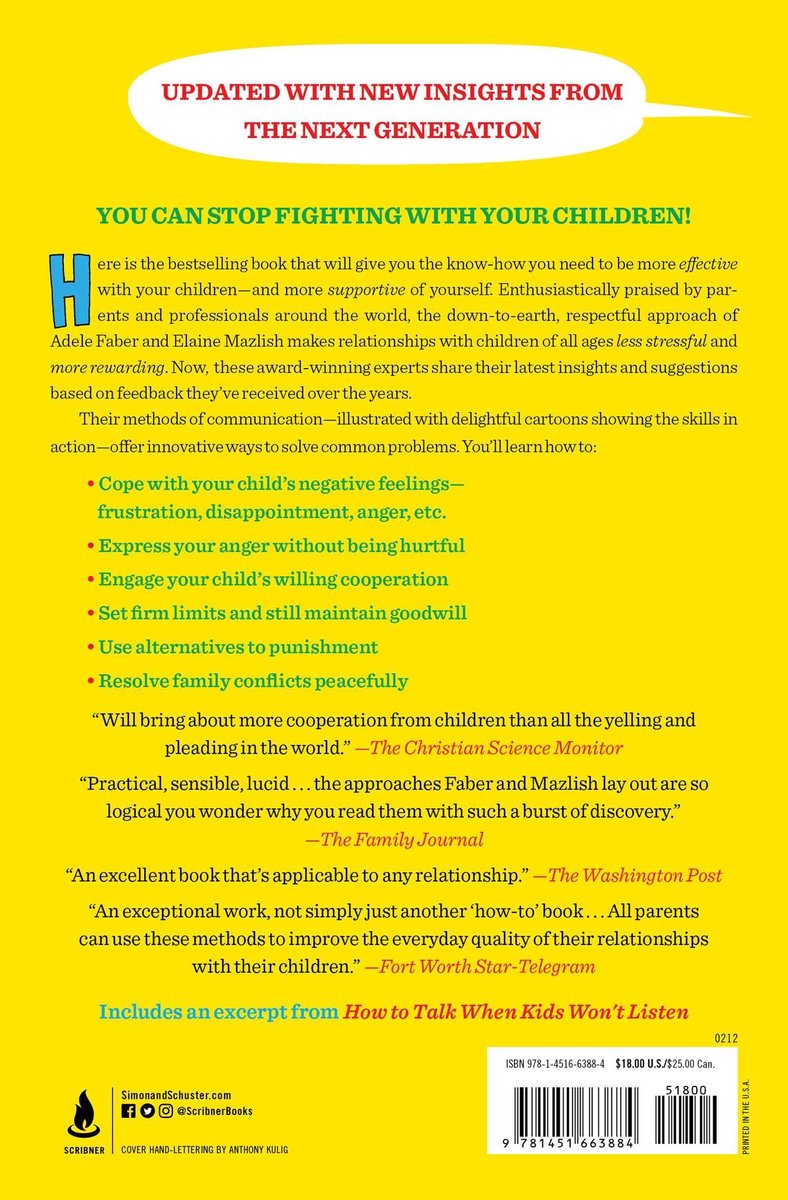 The How To Talk Series - How to Talk So Kids Will Listen en Listen So Kids Will Talk - back cover