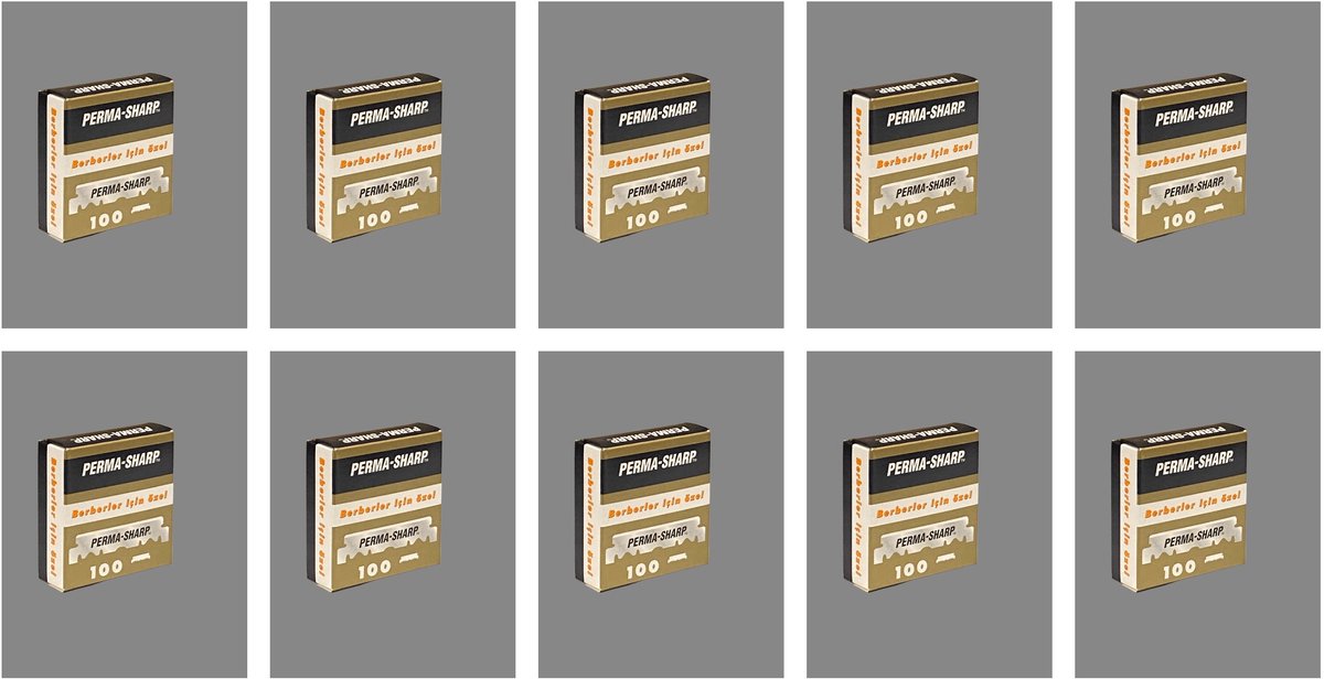 10 PACK - Permasharp Scheermesjes – 500 stuks – Professionele Kwaliteit – Extra Scherp