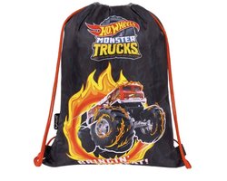 Hot Wheels Gymtas – Zwemtas – Sporttas – 43 × 33 cm – Monster Trucks – Kinder Gymtas – Stevige Kwaliteit