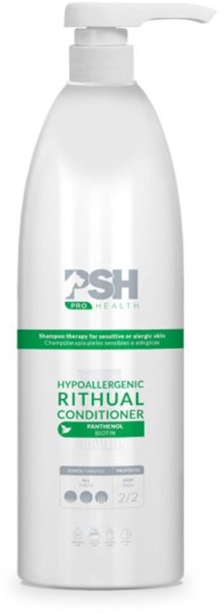 PSH - Hypoallergenic Rithual - Hondenconditioner - Zonder Parabenen En Siliconen - Hypoallergeen - 1L