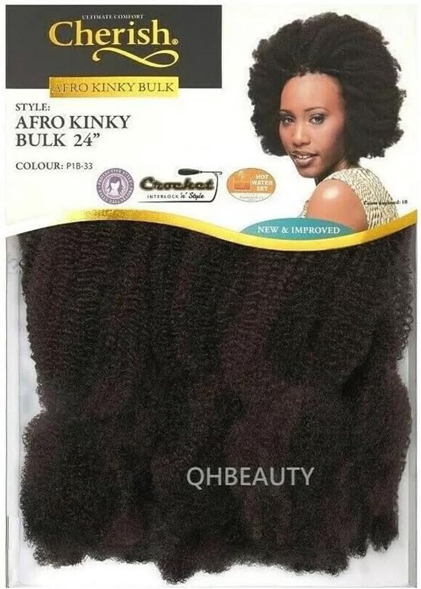 Lang Krullend Kinky Haarverlenging 60cm - Warme Bruine Tint