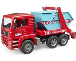 Bruder 02741 MAN TGA containerwagen met afzetcontainer - speelgoed schaal 1:16