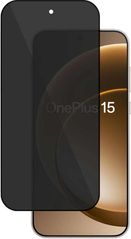 TechNow Privé Screenprotector geschikt voor OnePlus 15R Screenprotector - Privacy Beschermglas - Rounded - Privacy Proteqt+