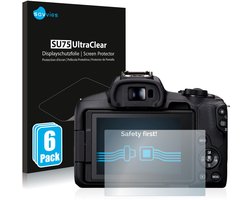 Savvies - Screenprotector voor Canon EOS R50 - Folie Beschermfolie transparant 6 Stuks