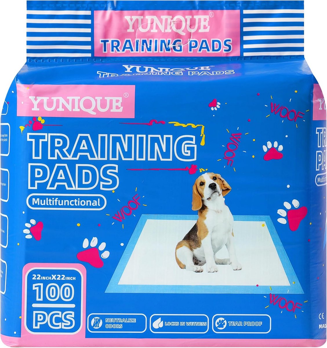 Extra Grote Absorberende Trainings Pads voor Puppy's en Honden, 100 Stuks