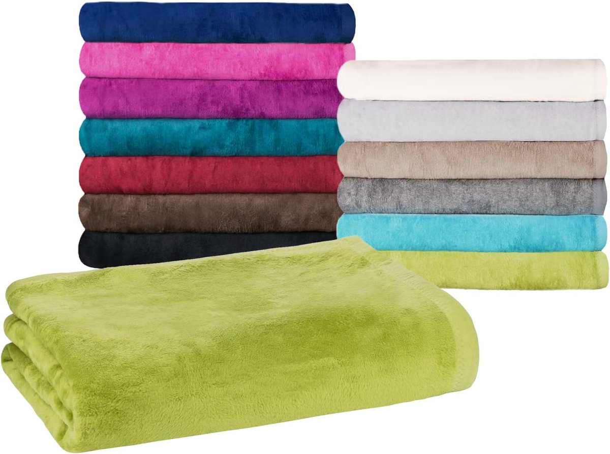Pluche bankdeken 127 x 152 cm – Luxe imitatiebont knuffeldeken – Zachte winter woondeken voor bank & bed – Warm, lichtgewicht & hypoallergeen – Lavendel – Pauwhome