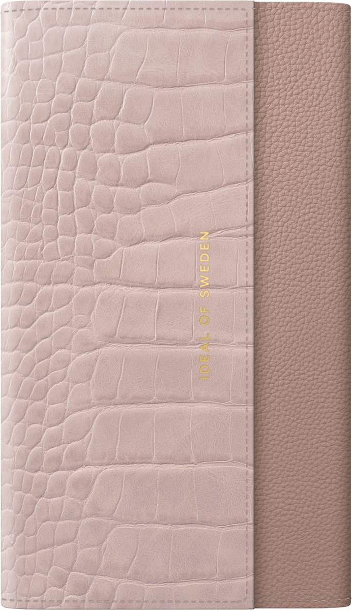 iDeal of Sweden Signature Clutch voor iPhone 8/7/6/6s/SE Misty Rose Croco