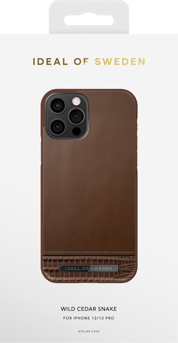 iDeal of Sweden Atelier Case Unity voor iPhone 12/12 Pro Wild Cedar Snake