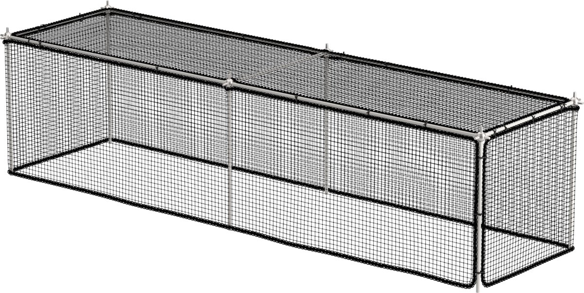 WITBOSCH - Plantenbak - Fruit- en groentekooi voor plantenbak 210x57 cm